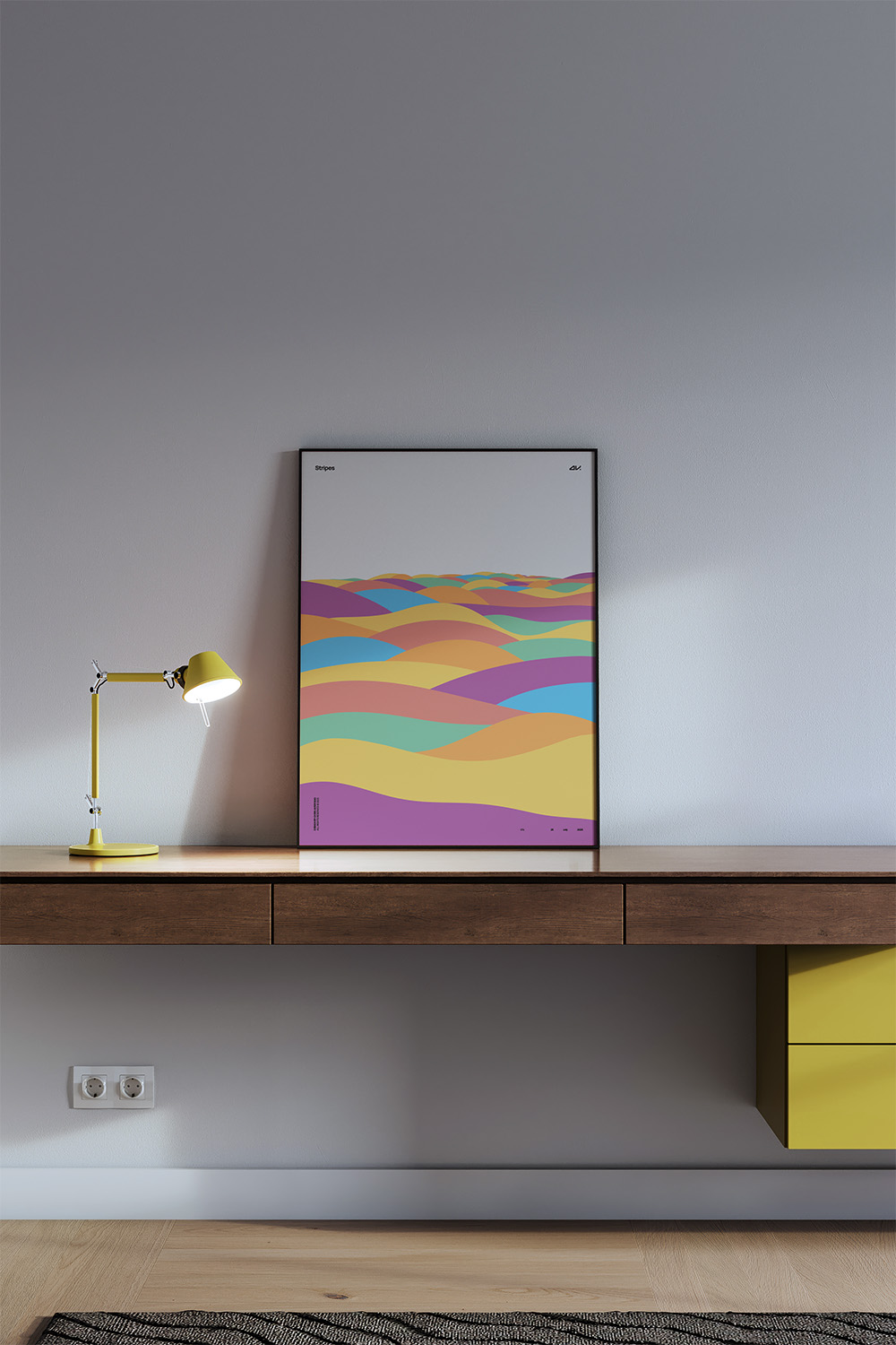 Stripes Poster Interior