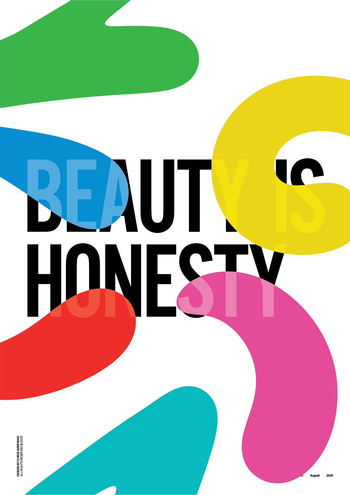 Beauty Is Honesty Poster Design