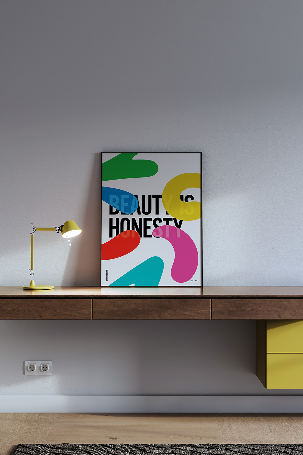 Beauty Is Honesty Poster Interior