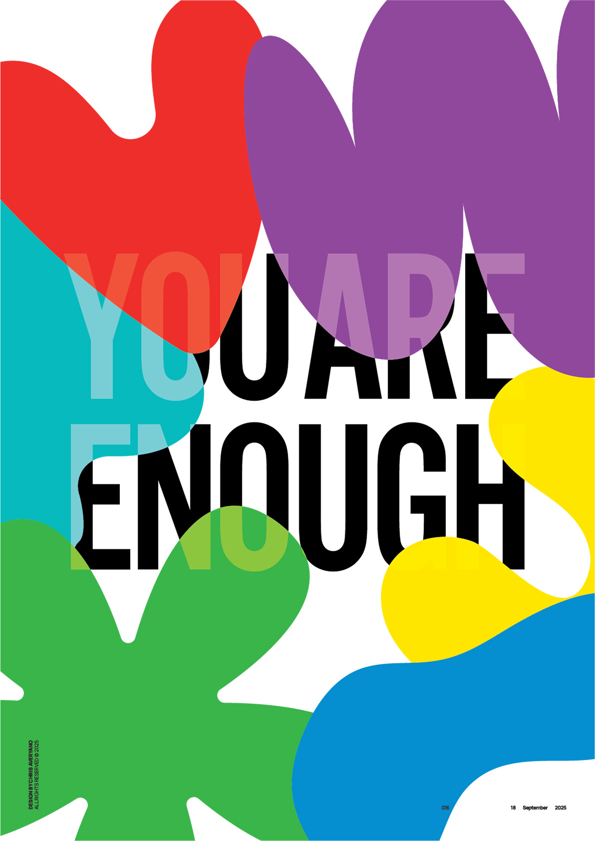 You Are Enough Poster Design